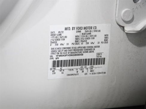 Certified 2022 Ford Explorer Limited w/ Equipment Group 301A image 25