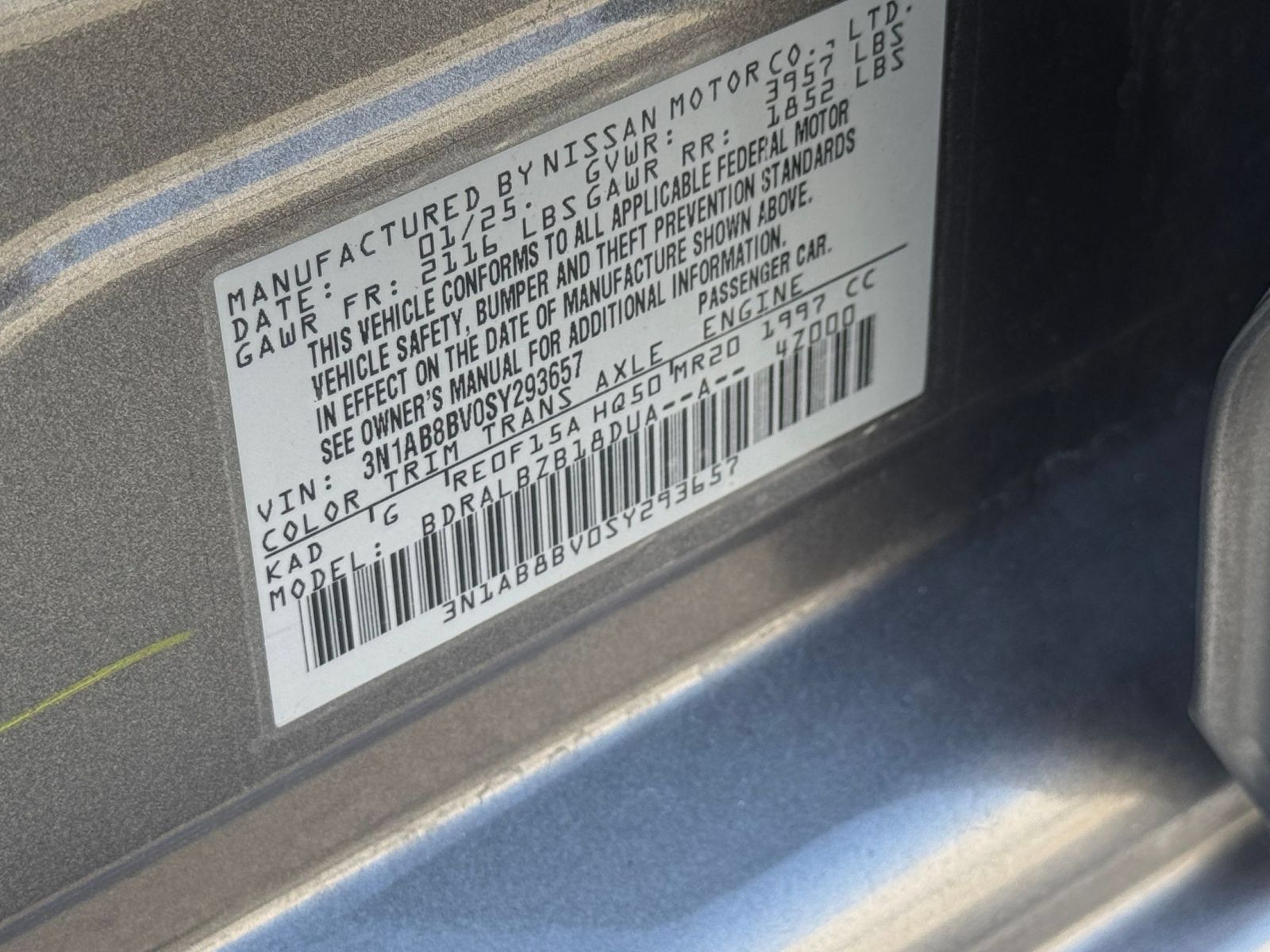 Used 2025 Nissan Sentra S FWD image 26