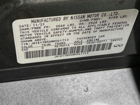 Used 2022 INFINITI Q50 Luxe w/ Cargo Package image 31