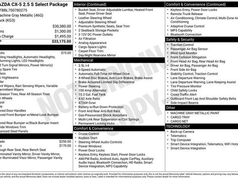 New 2025 MAZDA CX-5 AWD 2.5 S w/ Select Package image 6