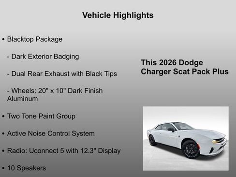 New 2026 Dodge Charger R/T Scat Pack image 5