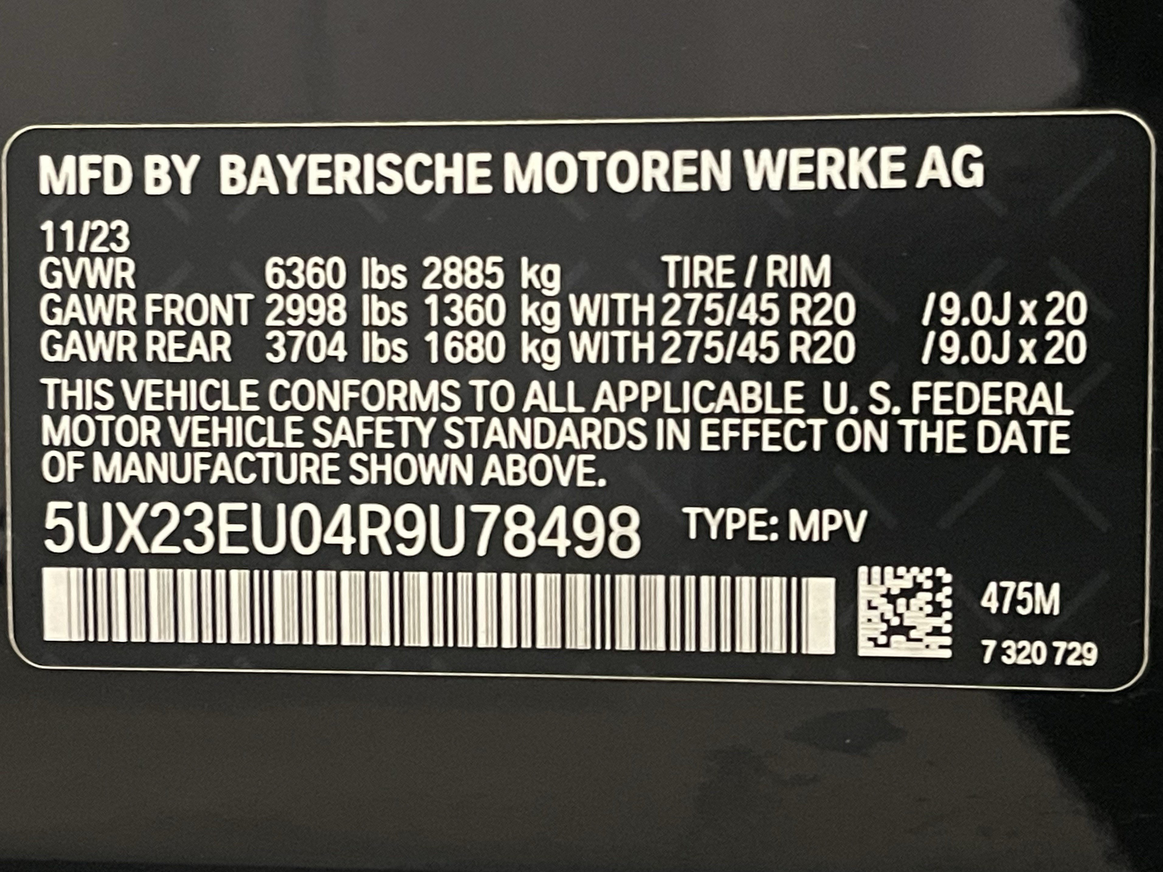 Certified 2024 BMW X5 xDrive40i w/ Parking Assistance Package AWD/4WD image 25