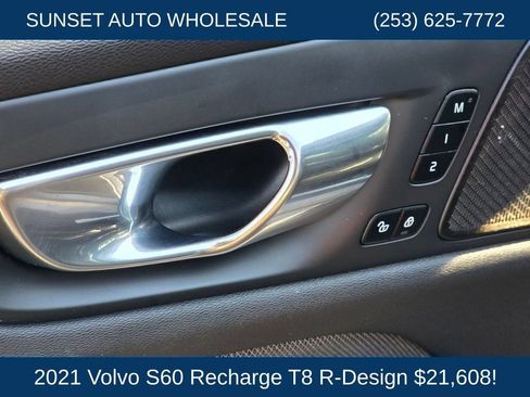 Used 2021 Volvo S60 T8 R-Design w/ Climate Package AWD/4WD image 31