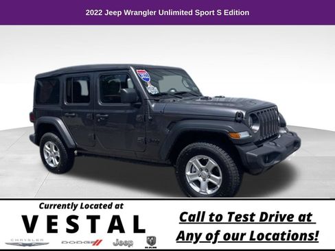 Used 2022 Jeep Wrangler Unlimited Sport AWD/4WD image 1