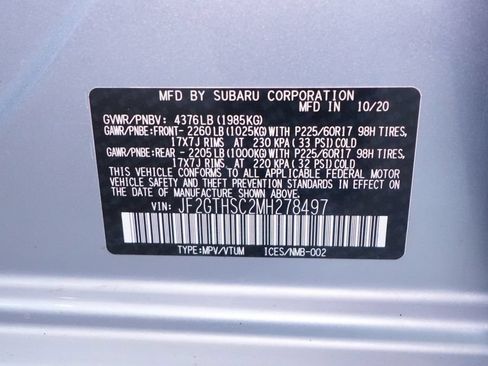 Used 2021 Subaru Crosstrek 2.5i Sport w/ Moonroof Package AWD/4WD image 41