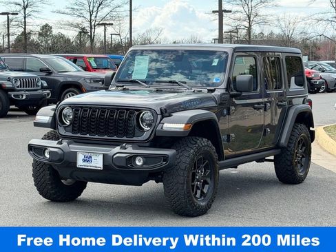 Certified 2025 Jeep Wrangler Unlimited Sport S 4xe image 2