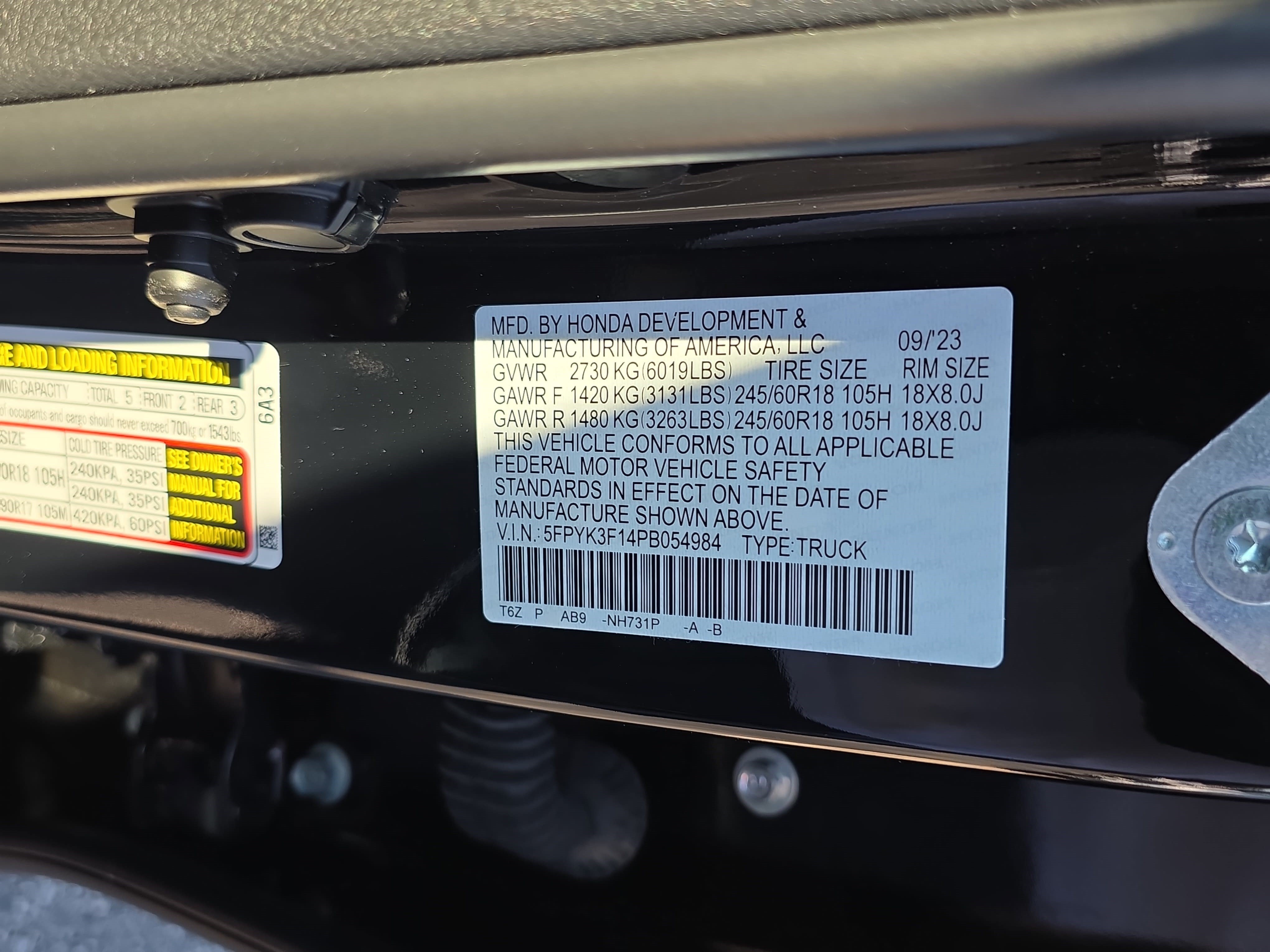 Used 2023 Honda Ridgeline Sport image 36