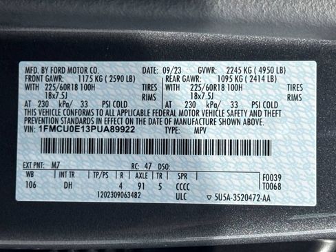 Used 2023 Ford Escape SE w/ PHEV Premium Package FWD image 31