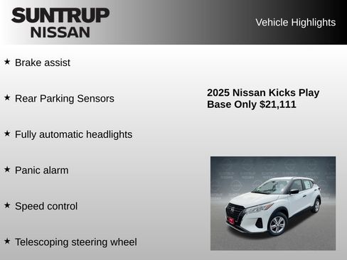Used 2025 Nissan Kicks Play S FWD image 30