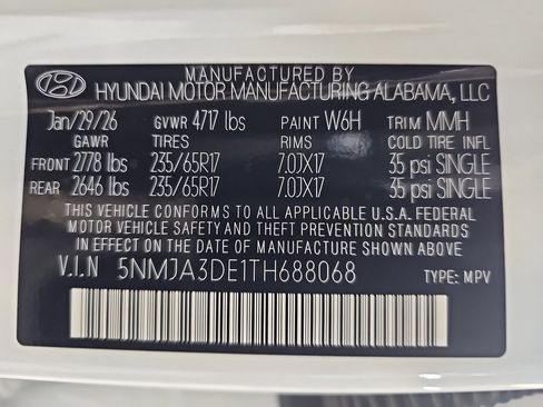 New 2026 Hyundai Tucson SE image 33