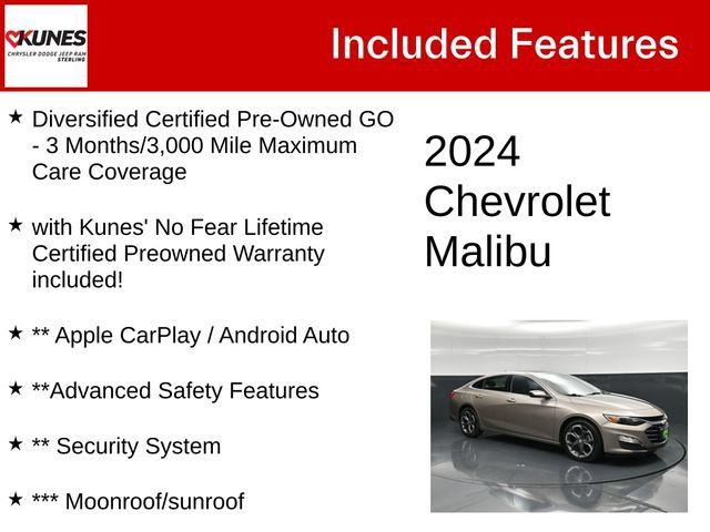 Used 2024 Chevrolet Malibu LT FWD image 4