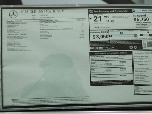New 2025 Mercedes-Benz GLE 450 4MATIC image 4