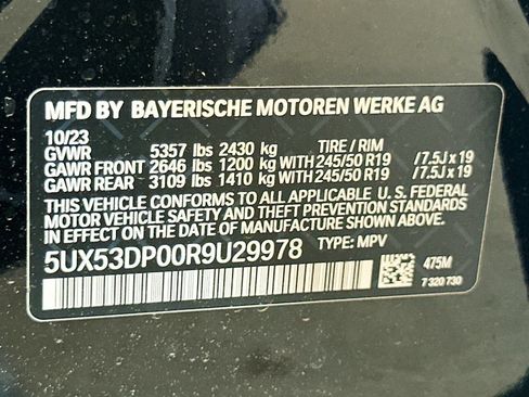 Certified 2024 BMW X3 xDrive30i w/ M Sport Package AWD/4WD image 33