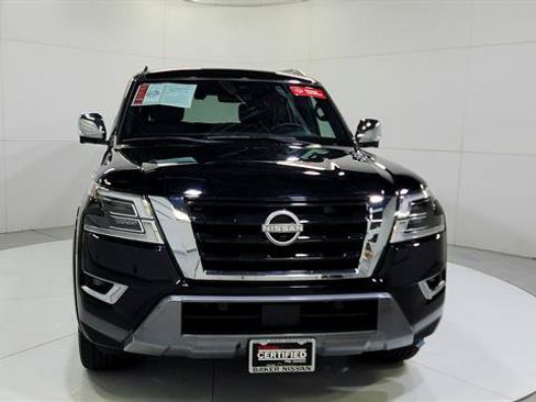 Certified 2023 Nissan Armada Platinum w/ Captain's Chairs Package RWD image 2