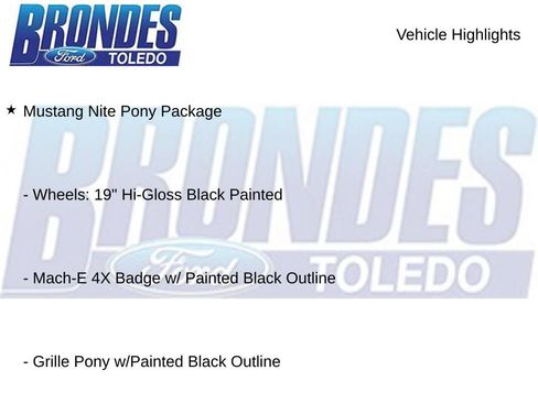 Used 2023 Ford Mustang Mach-E Premium w/ Mustang Nite Pony Package AWD/4WD image 10
