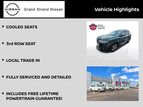 Certified 2025 Nissan Pathfinder Platinum w/ Cargo Package FWD image 8
