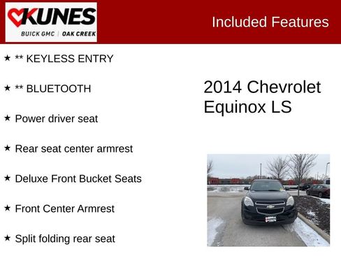 Used 2014 Chevrolet Equinox LS image 2