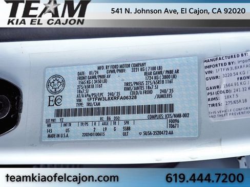 Used 2024 Ford F150 XLT w/ Mobile Office Package image 34