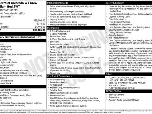 Used 2023 Chevrolet Colorado W/T image 37