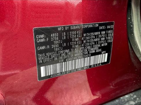 Used 2022 Subaru Outback Limited AWD/4WD image 31