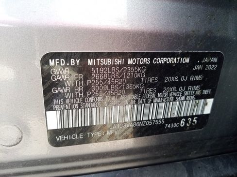 Used 2022 Mitsubishi Outlander SEL FWD image 16