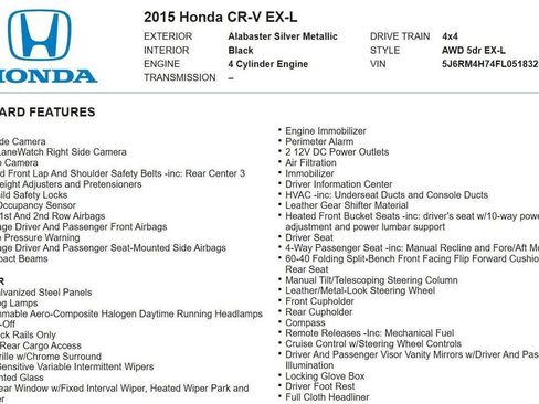 Used 2015 Honda CR-V EX-L image 17