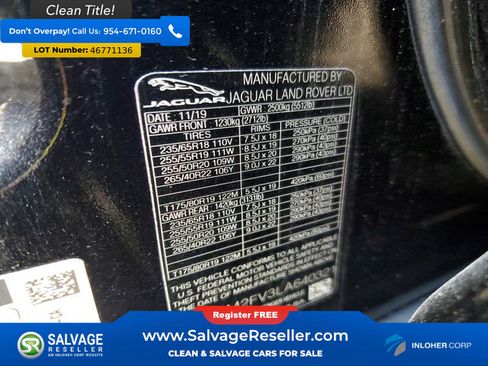 Used 2020 Jaguar F-PACE S AWD/4WD image 17