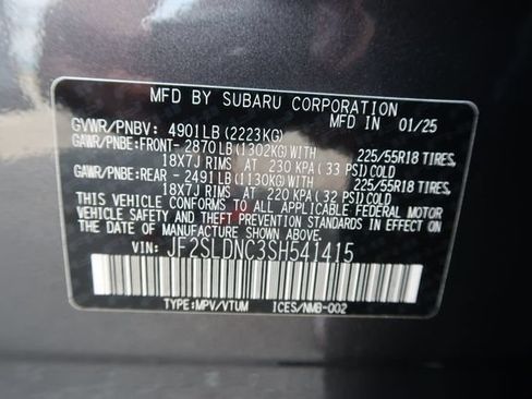 Certified 2025 Subaru Forester Limited w/ Popular Package #1 AWD/4WD image 43