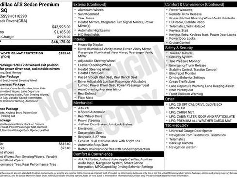 Used 2017 Cadillac ATS Premium Luxury RWD image 31