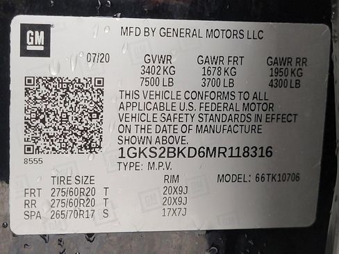 Used 2021 GMC Yukon SLT w/ SLT Luxury Plus Package image 31