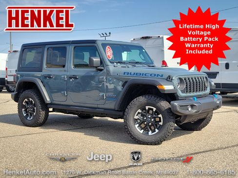 Used 2025 Jeep Wrangler Unlimited Rubicon 4xe w/ Safety Group AWD/4WD image 1