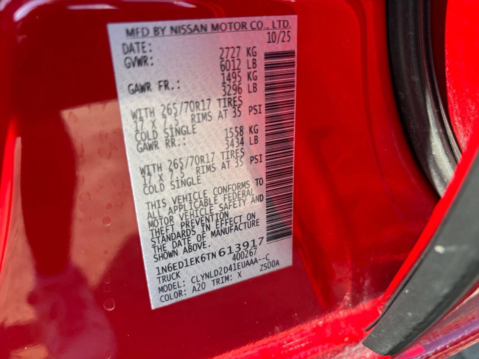 Used 2026 Nissan Frontier PRO-4X AWD/4WD image 27