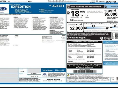 Used 2025 Ford Expedition Active AWD/4WD image 16