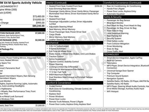 Used 2021 BMW X4 M w/ Competition Package image 5