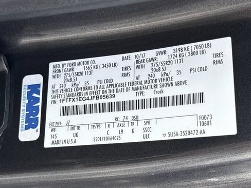 Certified 2018 Ford F150 XLT w/ Equipment Group 301A Mid AWD/4WD image 40