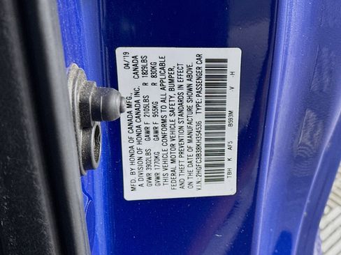 Used 2019 Honda Civic EX image 38