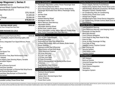 Used 2024 Jeep Wagoneer L Series II w/ Flexible Seating Group image 6