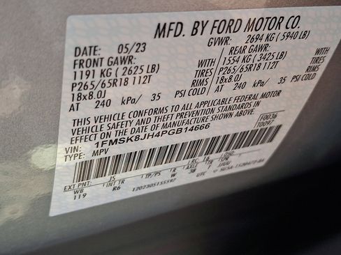 Used 2023 Ford Explorer Timberline AWD/4WD image 27