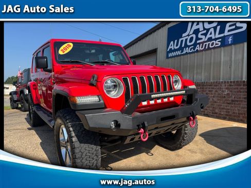 Used 2018 Jeep Wrangler Unlimited Sahara AWD/4WD image 1