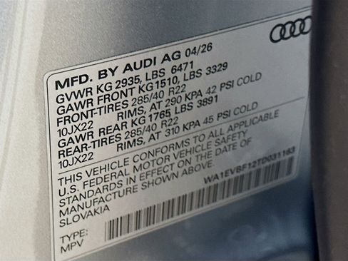 New 2026 Audi Q8 Premium Plus AWD/4WD image 50
