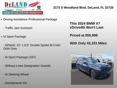 Used 2024 BMW X7 xDrive40i w/ Executive Package