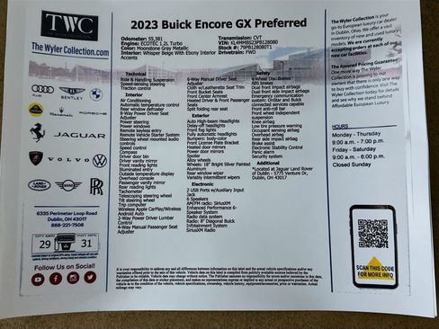 Used 2023 Buick Encore GX Preferred w/ Cold Weather Comfort Package FWD image 42