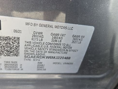 Certified 2021 Buick Enclave Avenir w/ Avenir Technology Package FWD image 17