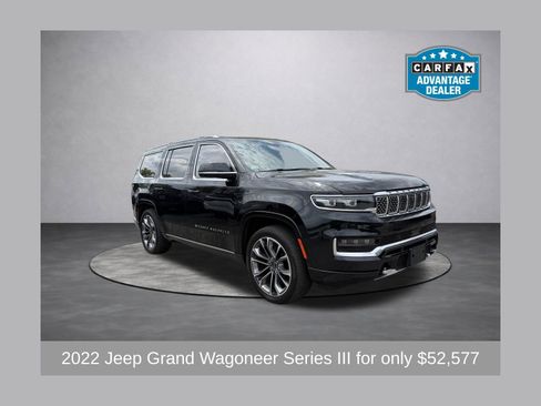 Used 2022 Jeep Grand Wagoneer Series III w/ Rear Seat Video Group 1 AWD/4WD image 1