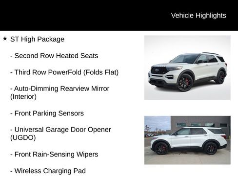 Certified 2023 Ford Explorer ST w/ Equipment Group 401A image 21