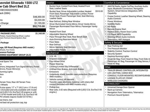 Used 2016 Chevrolet Silverado 1500 LTZ Z71 w/ LTZ Plus Package AWD/4WD image 1