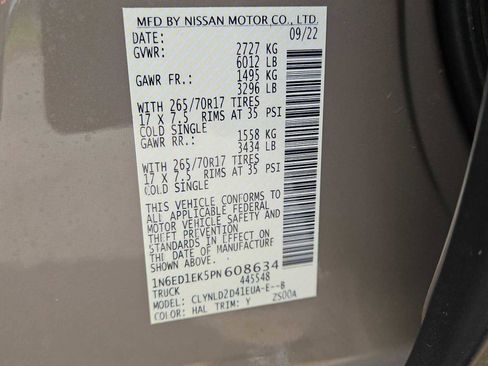 Used 2023 Nissan Frontier PRO-4X w/ Pro-4X Premium Package AWD/4WD image 65