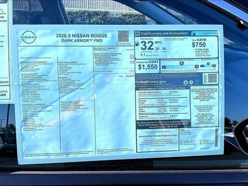 New 2026 Nissan Rogue Dark Armor FWD image 14