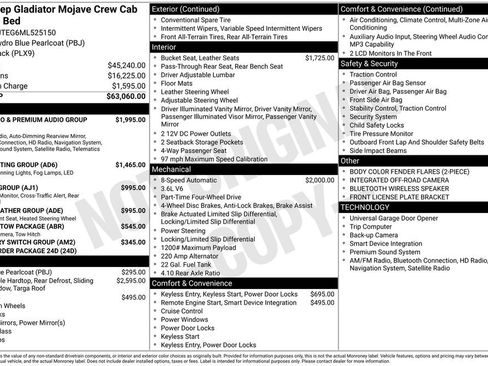 Used 2021 Jeep Gladiator Mojave image 1