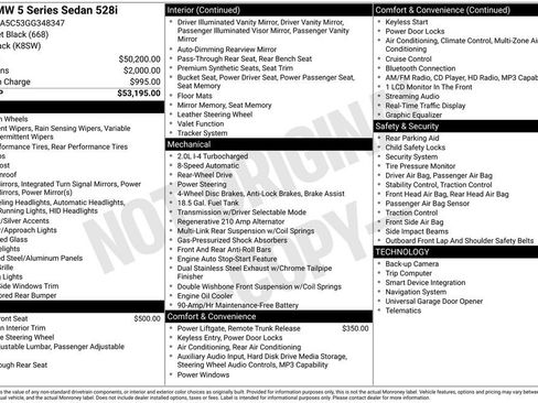 Used 2016 BMW 528i Sedan image 2
